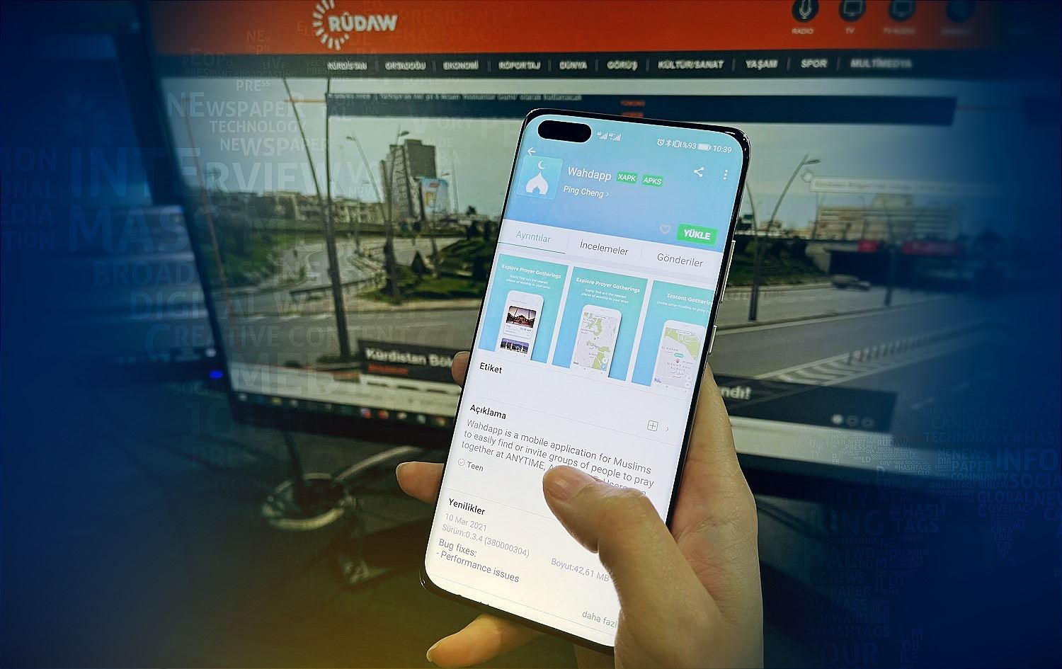 Müslümanların 'cemaat bulma' uygulaması Wahdapp geliştirildi