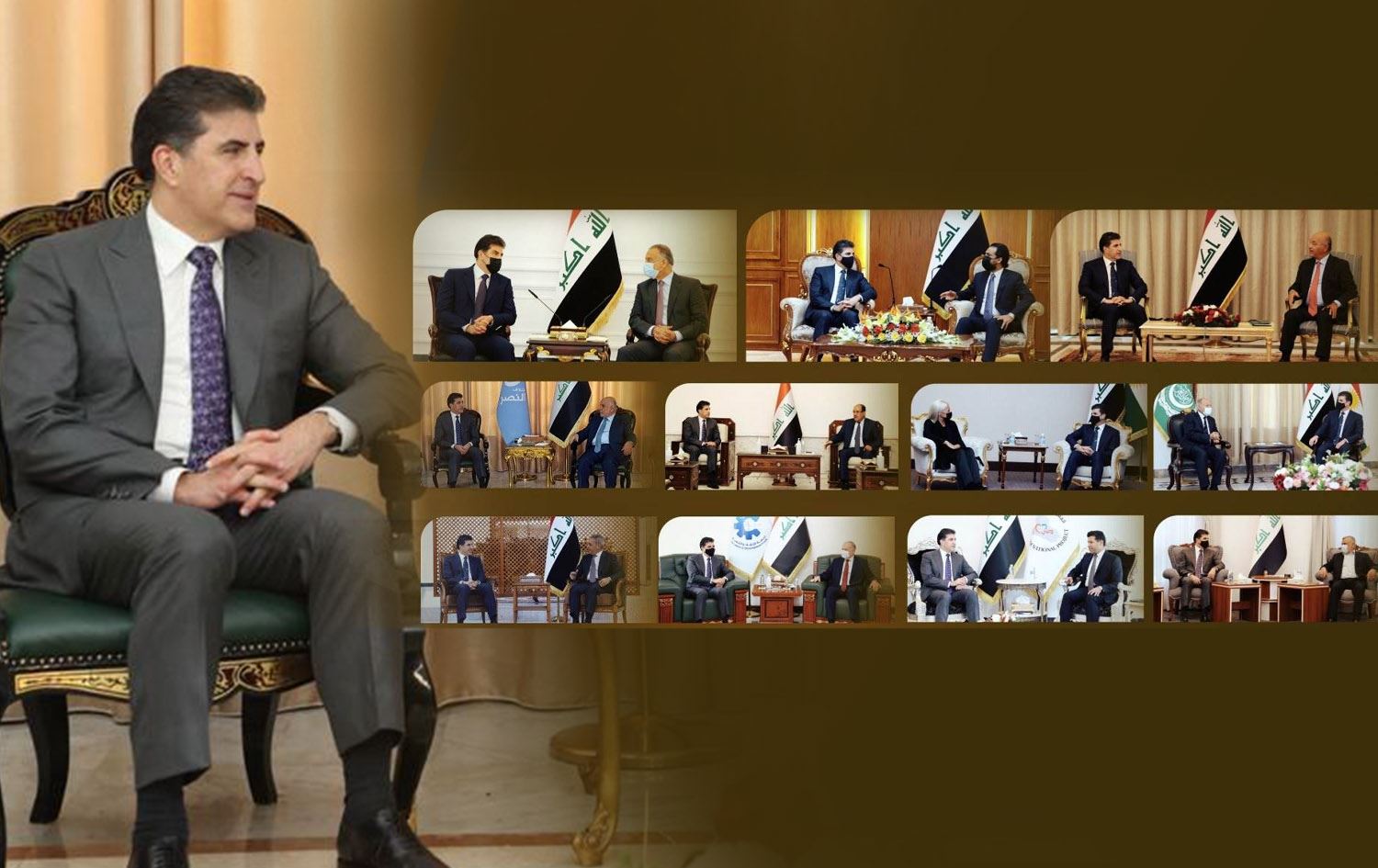 سەردانی نێچیرڤان بارزانی بۆ بەغدا؛ هەوڵێک بۆ کردنەوەی گرێکوێرەکان