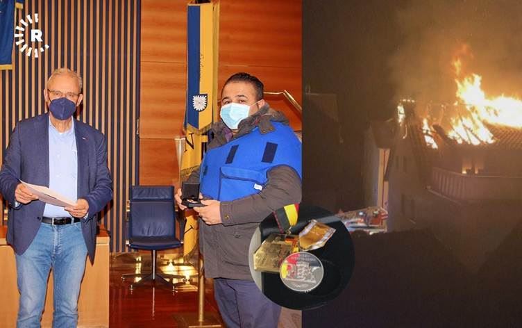 ALMANYA - Bir ailenin hayatını kurtaran Kürt gence ‘Onur Madalyası’