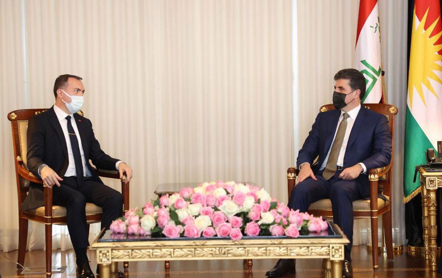 Neçirvan Barzani, Türkiye’nin Bağdat Büyükelçisi Yıldız ile görüştü