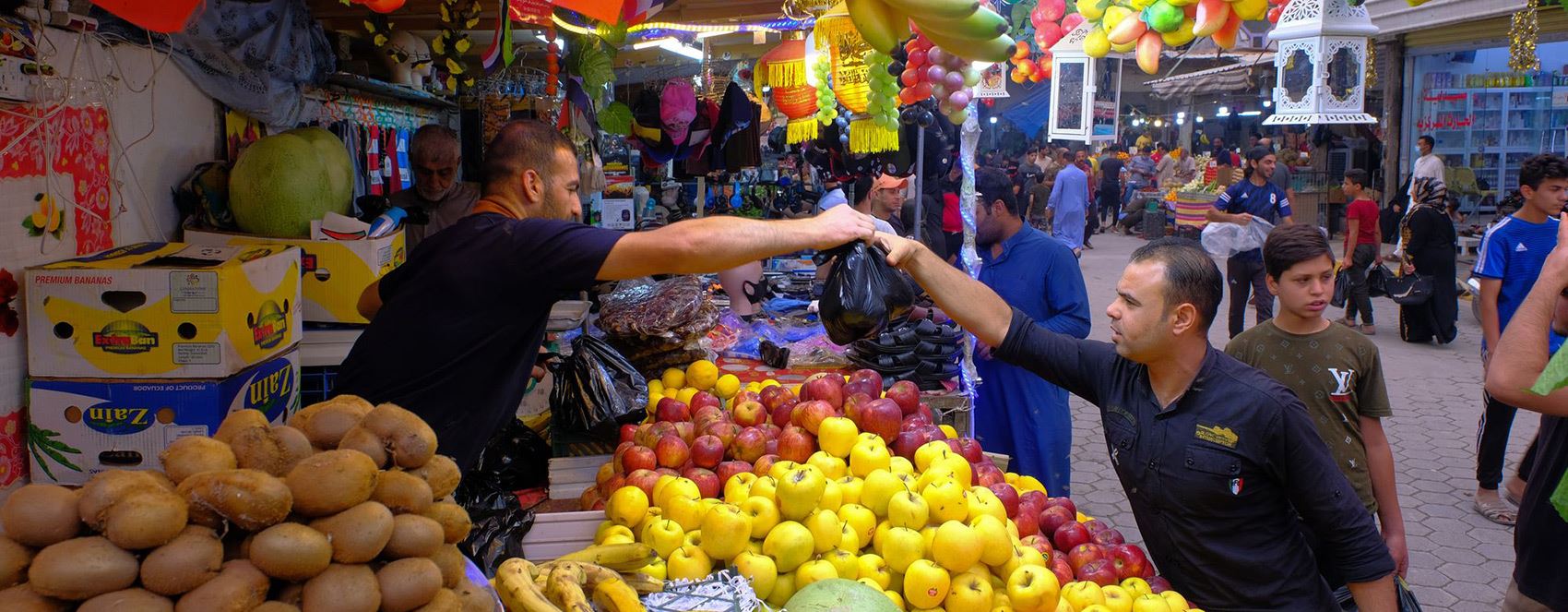 رەمەزان لە بازاڕی گەورەی روومادی