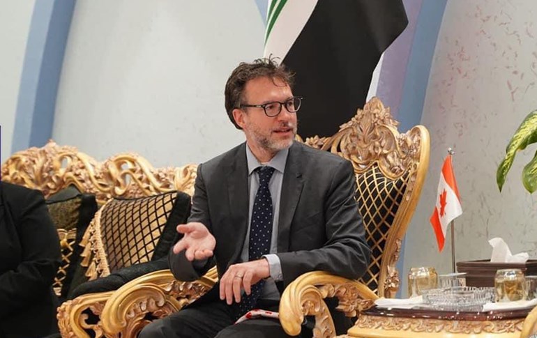  سفير كندا لدى جمهورية العراق أولريك شانون