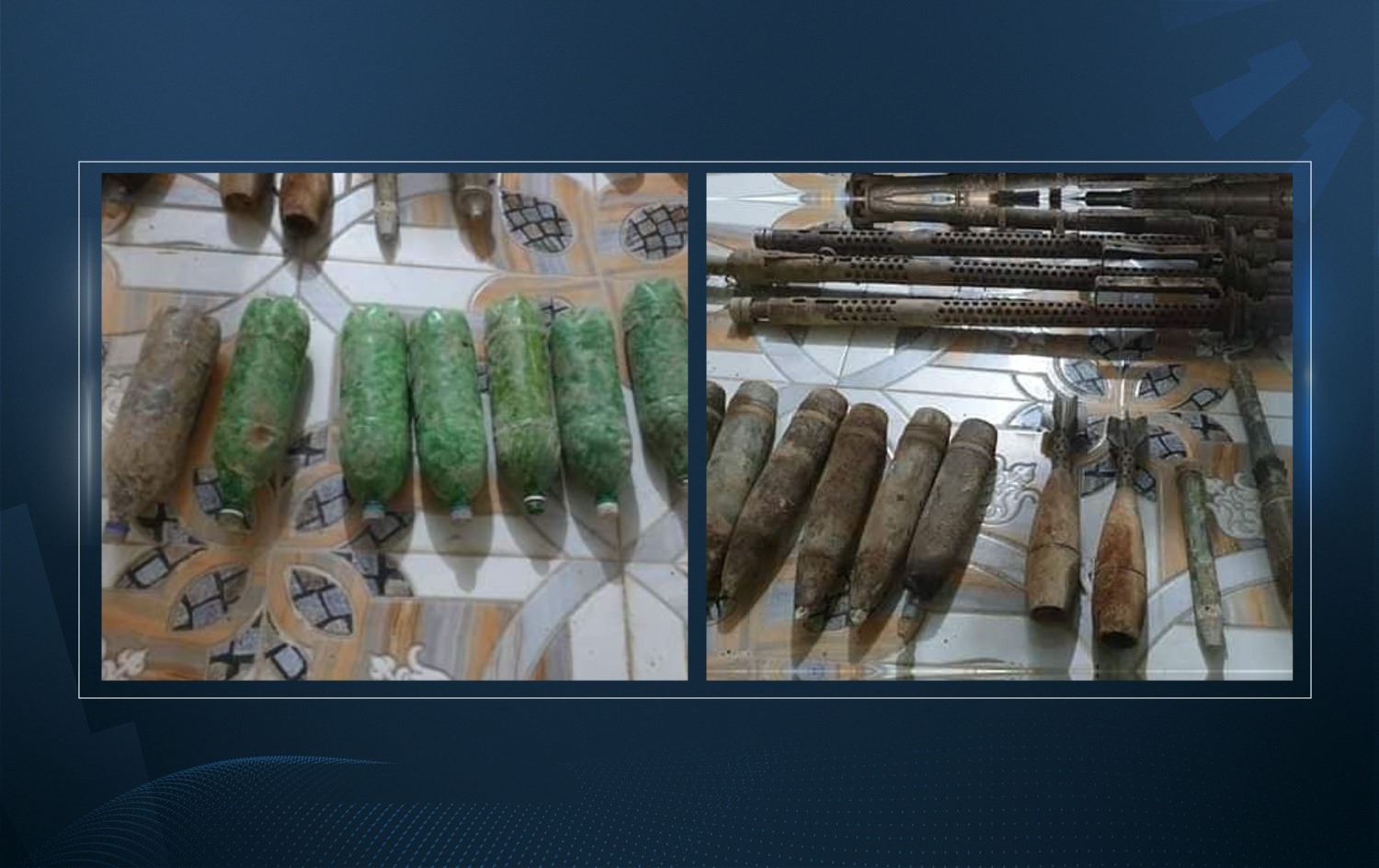 وەزارەتی بەرگریی عێراق: لە کەرکووک دەستمان بەسەر چەندین مووشەکدا گرت