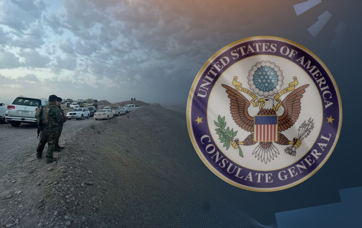 Konsulxaneya Amerîkayê derbarê êrişa li ser Pêşmerge daxuyanî da