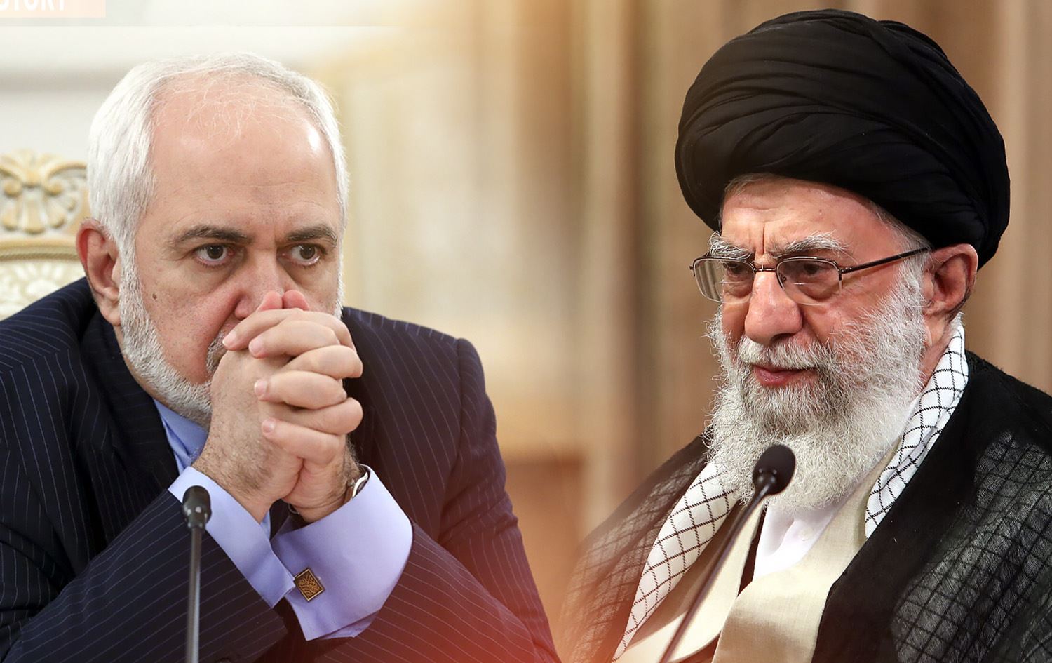 عەلی خامنەیی رەخنەی تووند لە وەزیری دەرەوەی وڵاتەکەی دەگرێت