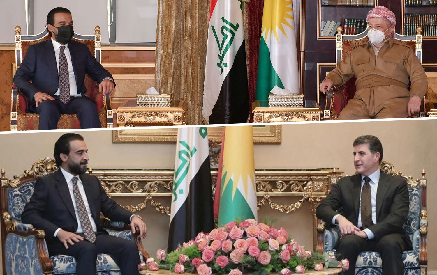 Irak Parlamento Başkanı Hembusi Erbil’de Kürt liderlerle görüştü