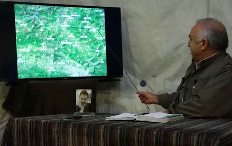 Karayılan harita üzerinden anlattı: Görünen o ki...