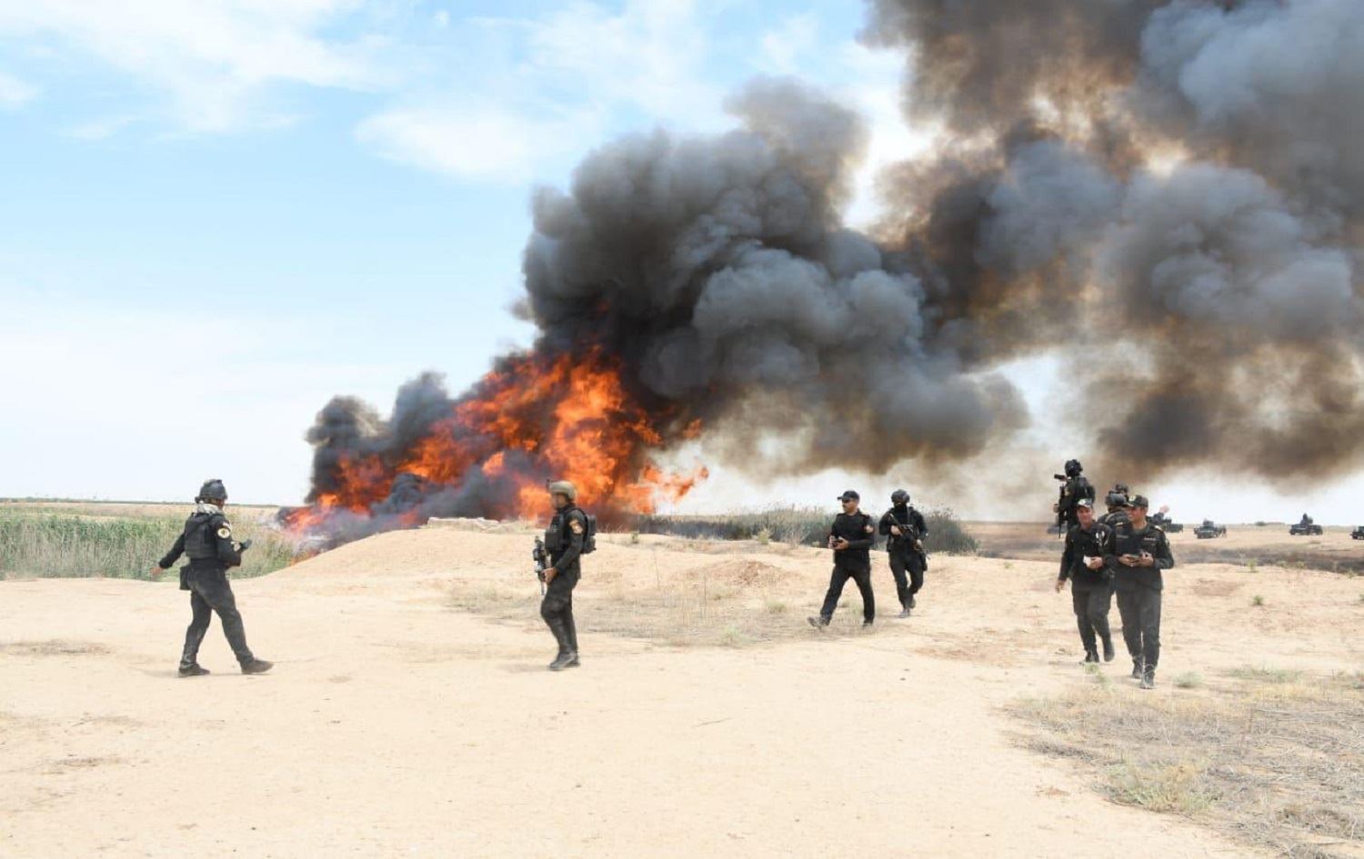 ISIS hideouts destroyed in Kirkuk, Hamrin mountains: military spox