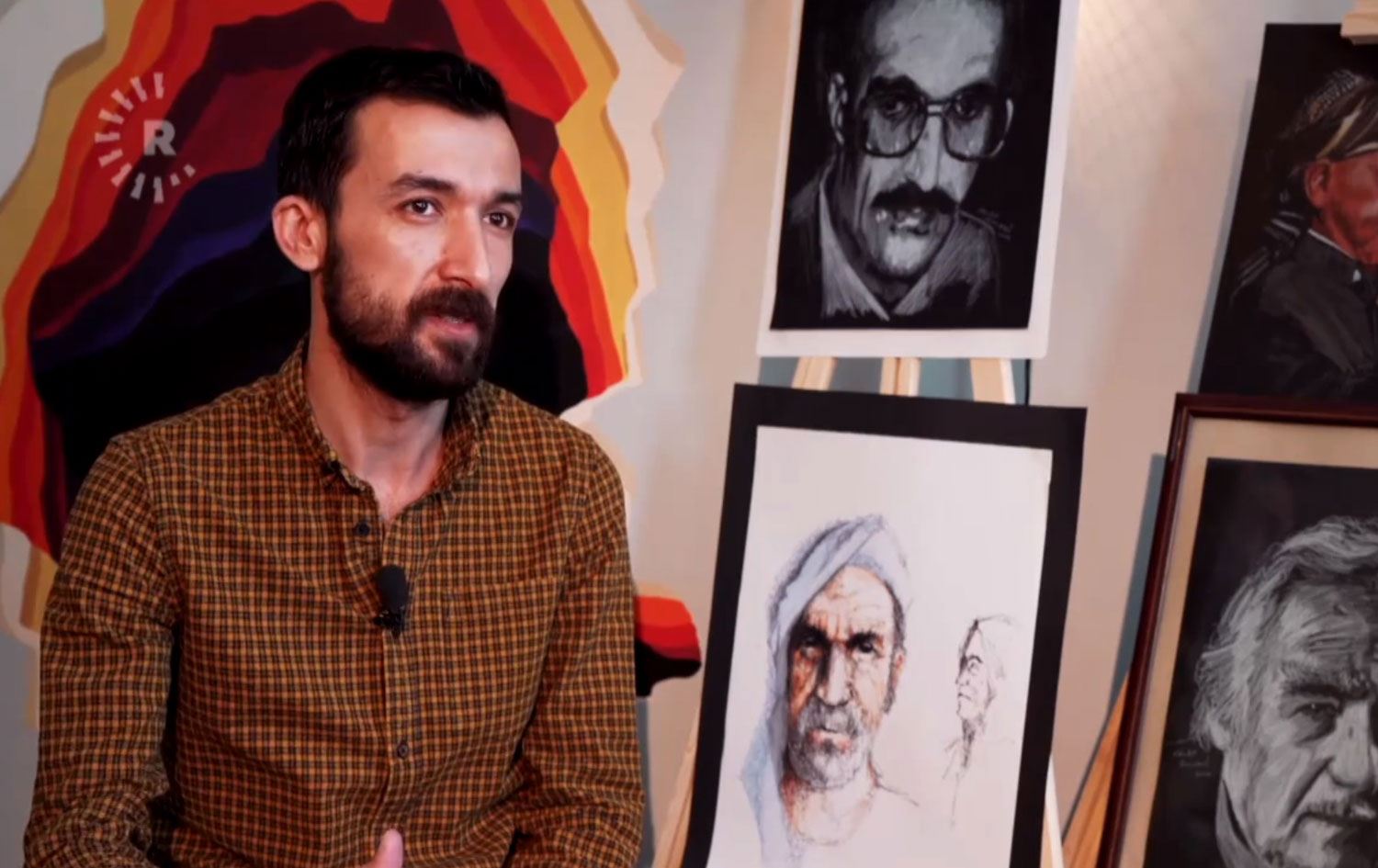 Ressam Xelef Diljan: Kürtlerin yaşadığı yerlerde de sergi açabilmeliyim