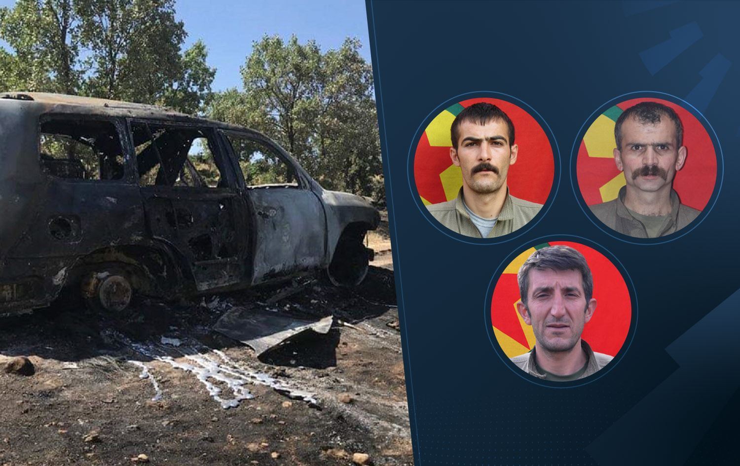 Bombardımanda hayatını kaybeden PKK’lilerin kimlik bilgileri açıklandı