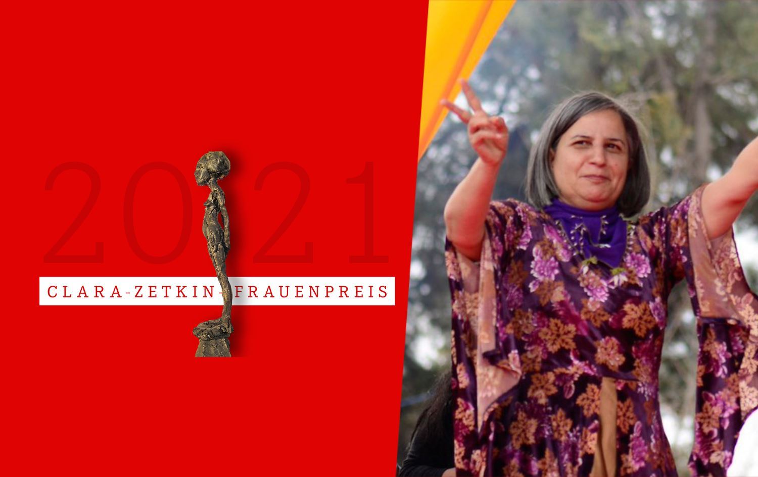 'Clara Zetkin 2021 Onur Ödülü' Gültan Kışanak'a verildi