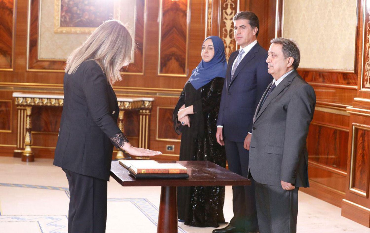 Bi îmzeya Nêçîrvan Barzanî jineke Krîstiyan wek Seroka Desteya Mafên Mirovan dest bi kar kir