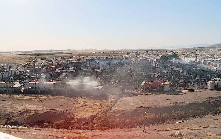 Şewata li Kampa Şariya; Nêzikî milyonek dolar ziyana maddî