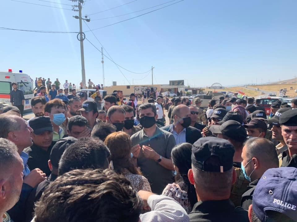 Parêzgarê Duhokê: 370 çadir li kampa Şariya şewitîn