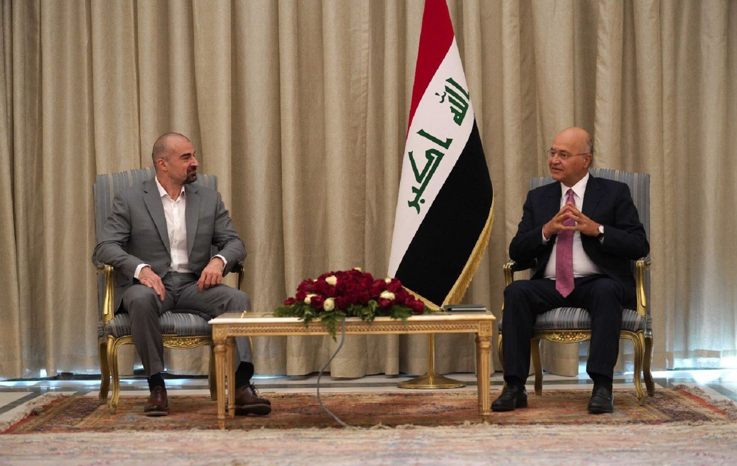 President Salih and Bafel Talabani discuss Erbil-Baghdad relations