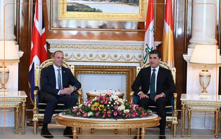 Başkan Neçirvan Barzani ile İngiltere Dışişleri Bakanı bir araya geldi