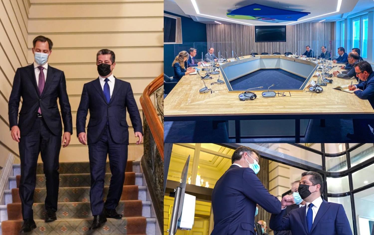 Başbakan Barzani, Belçika Başbakanı De Croo ile görüştü