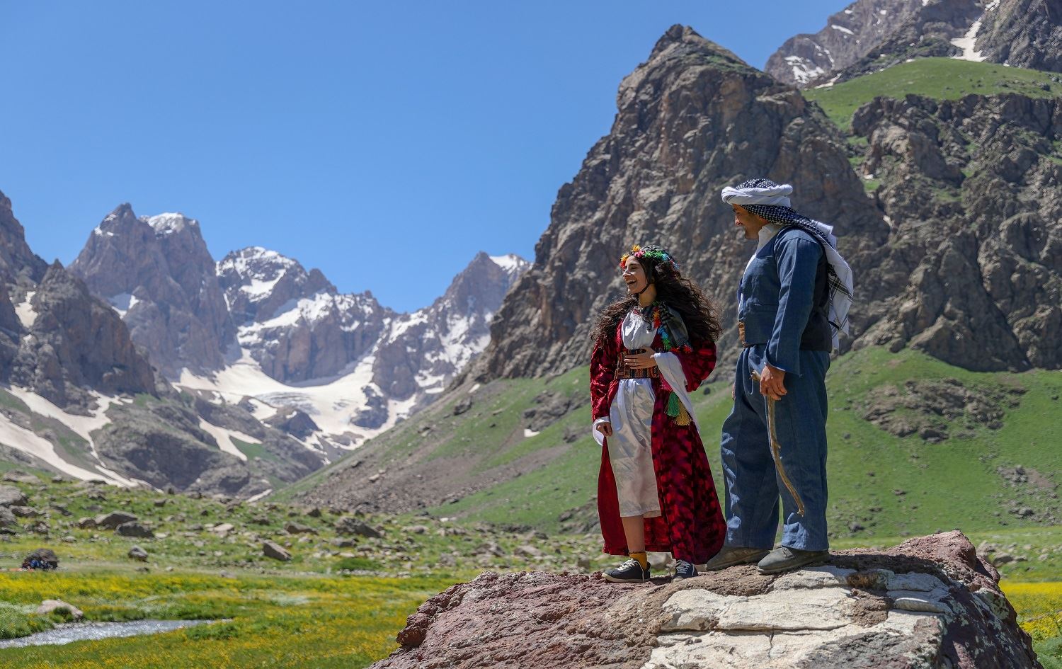 Li Çiyayê Cîlo herçar demsal bihev re têne dîtin