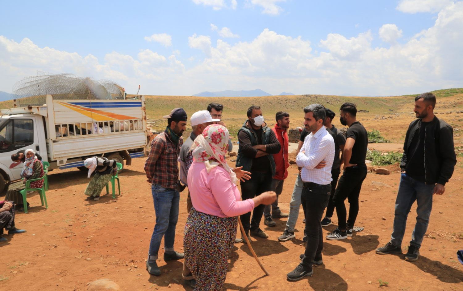 Baroya Amedê heyetek şand Zozanê Şênê