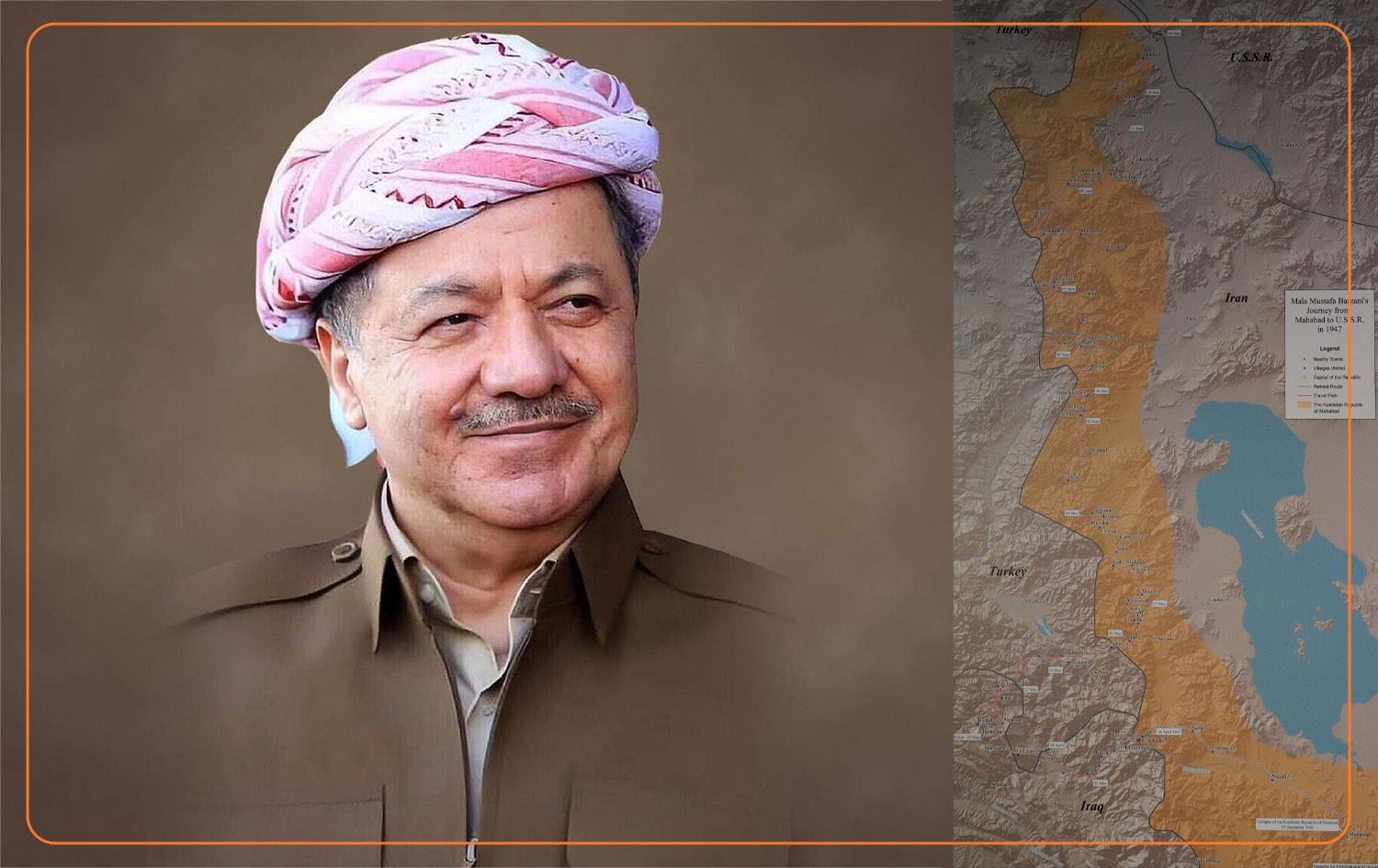 Serok Barzanî: Derbasbûna ji rûbarê Arasê redkirina dagirkerî û bindestiyê bû