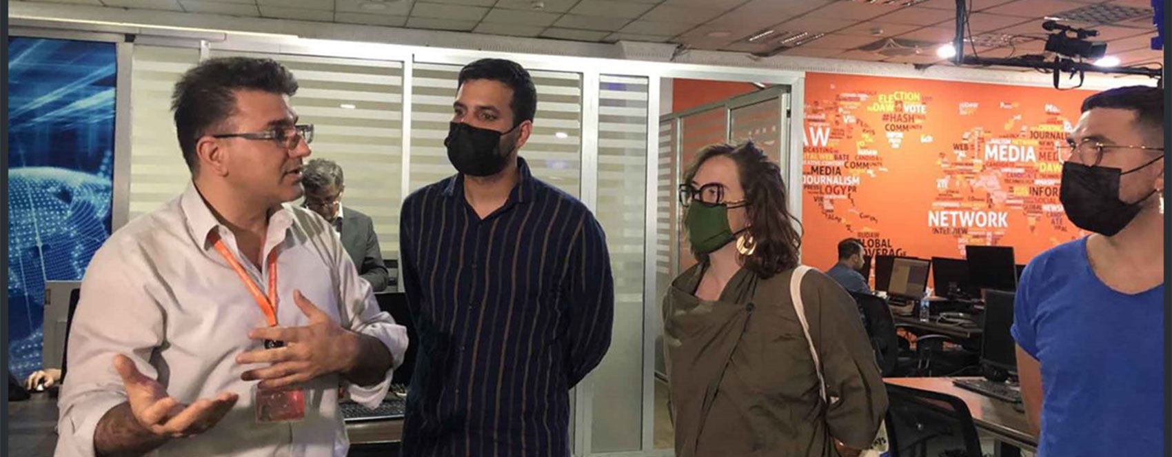 Katalan Parlamentosu'ndan bir heyet Rudaw'ı ziyaret etti