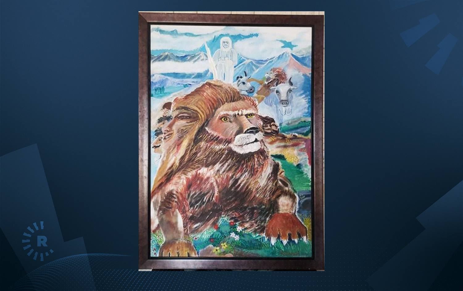 تابلۆیەکی عەباسی کەمەندی لەبارەی مەلا مستەفا بارزانی بە هەزاران دۆلار دەفرۆشرێت