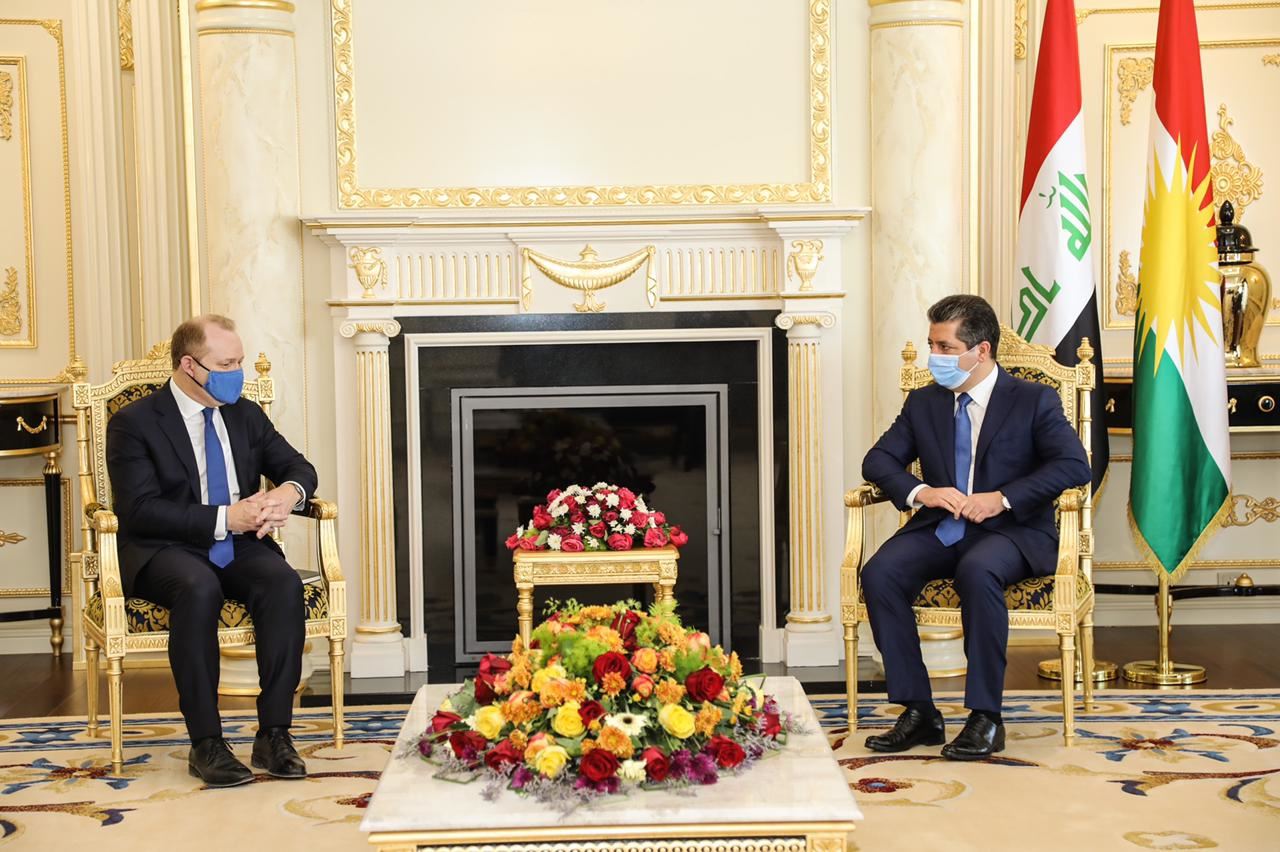 مەسرور بارزانی سوپاسی پشتگیرییەکانی هاوپەیمانیی نێودەوڵەتی بۆ هێزی پێشمەرگە دەکات