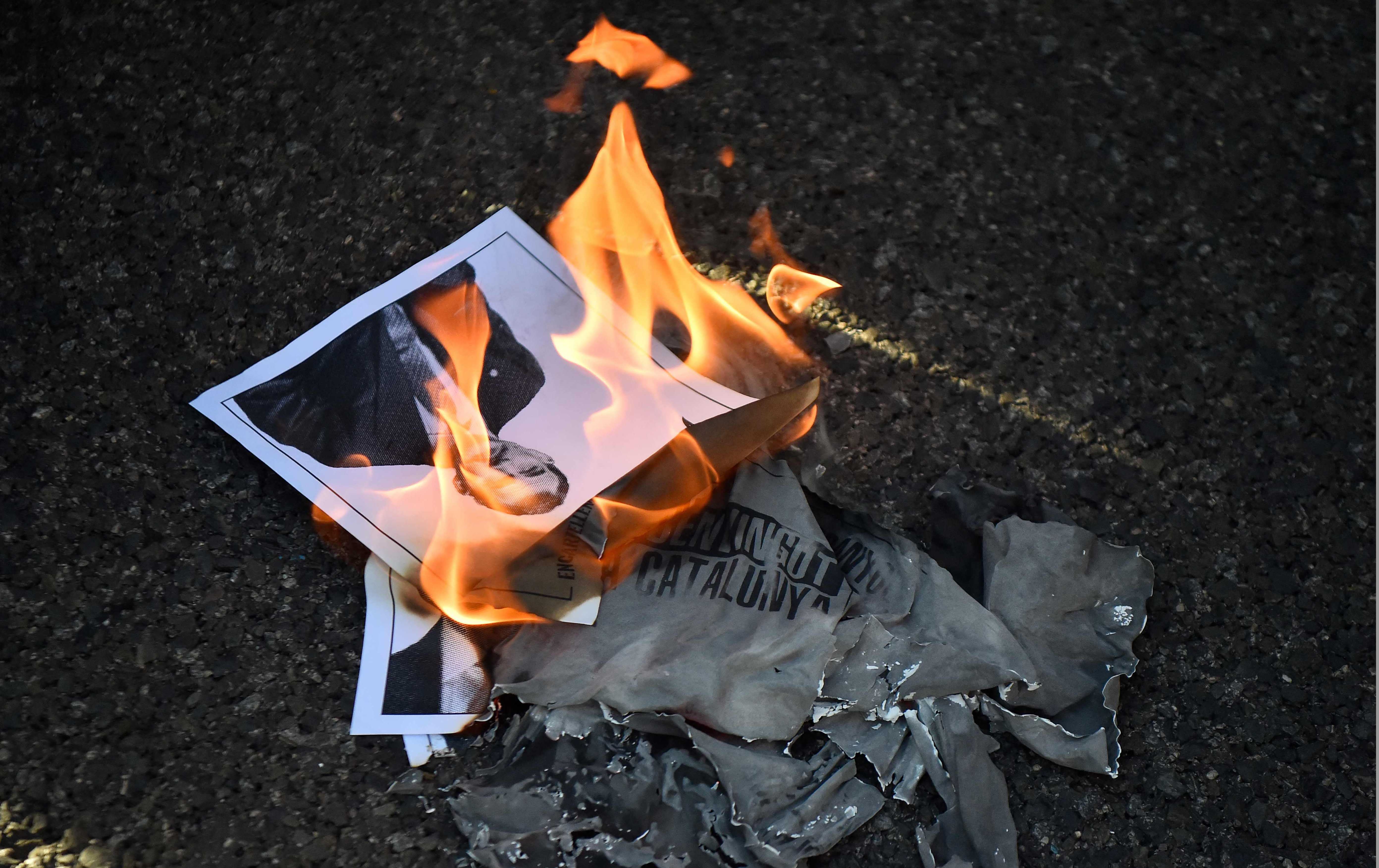 کەتەلۆنییەکان پێشوازیان لە سەردانی شای ئیسپانیا بۆ بارسیلۆنا نەکرد