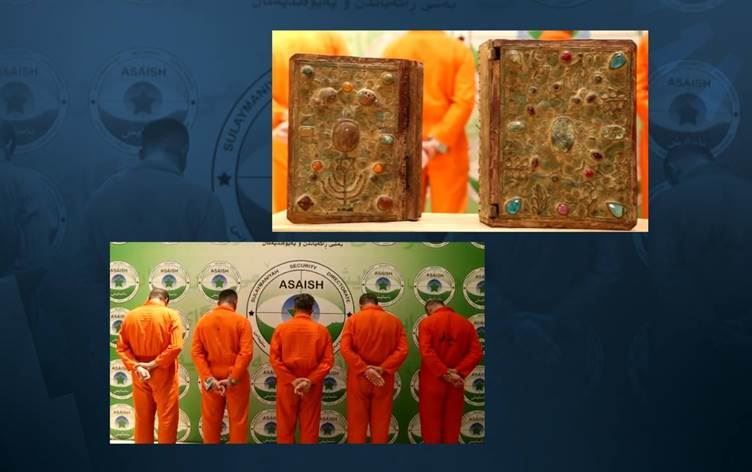 Li Silêmaniyê li dijî bazirganên berhemên dîrokî operasyon