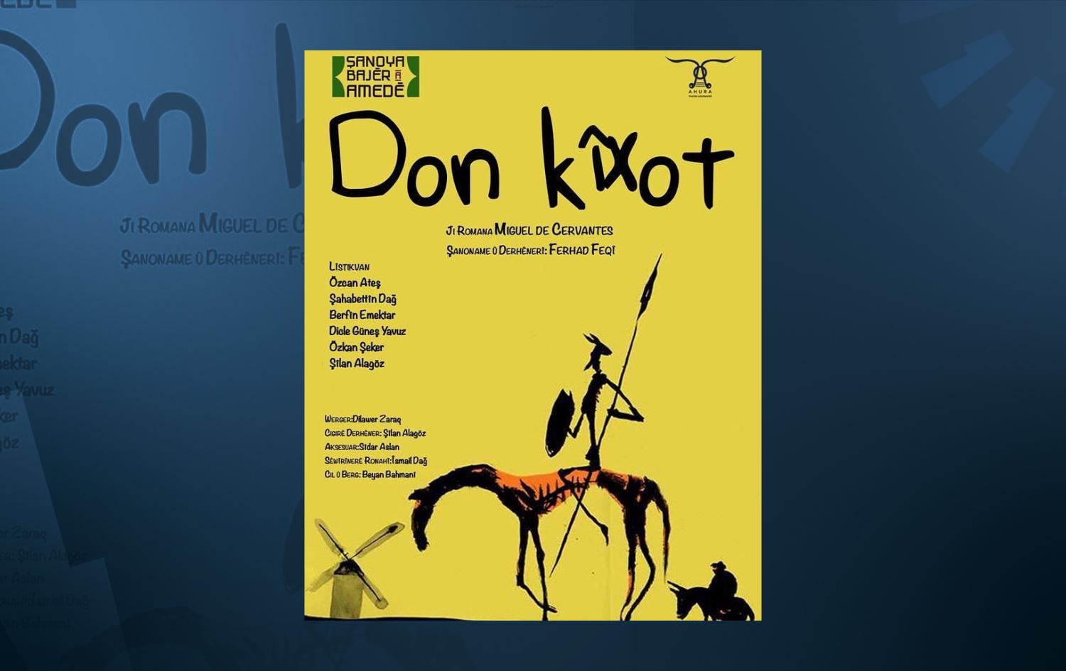 Amed Şehir Tiyatrosu, pandemi sonrası perdesini Don Kişot ile açtı