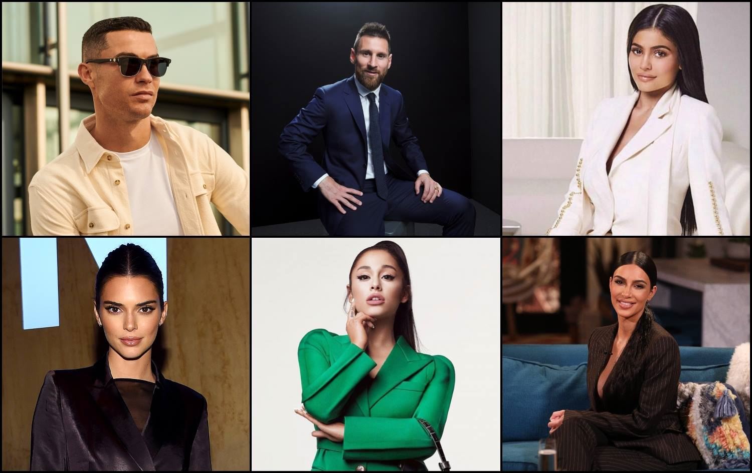 رۆناڵدۆ، میسی، کارداشیان و خوشکەکانی بۆ هەر پۆستێکی ئینستاگرام چەند پارە وەردەگرن؟