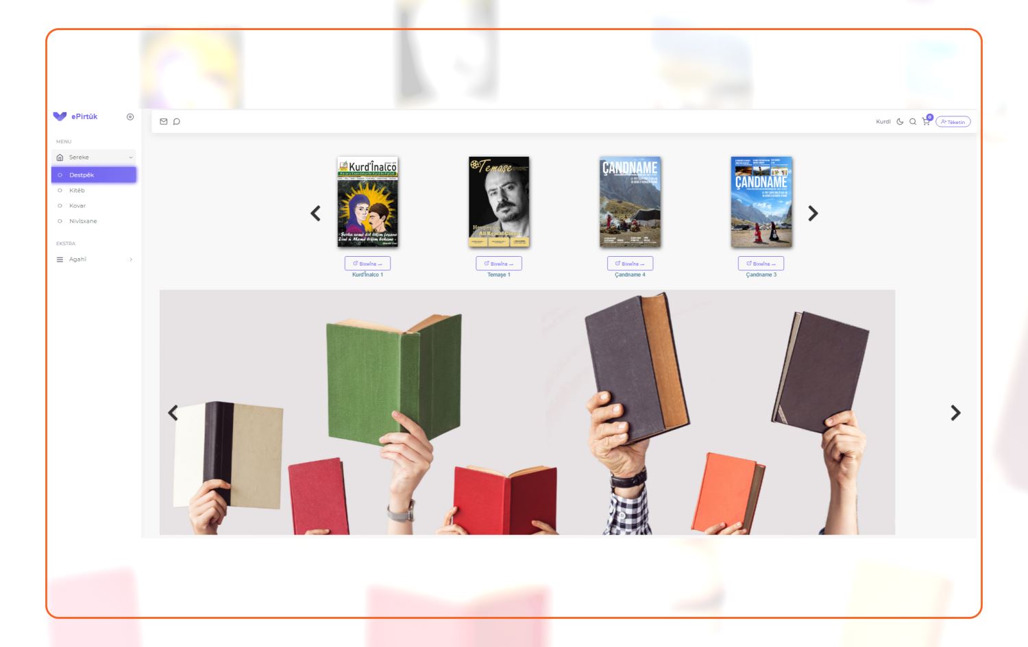 Kürtçe kitaplara online erişim için yeni bir site kuruldu