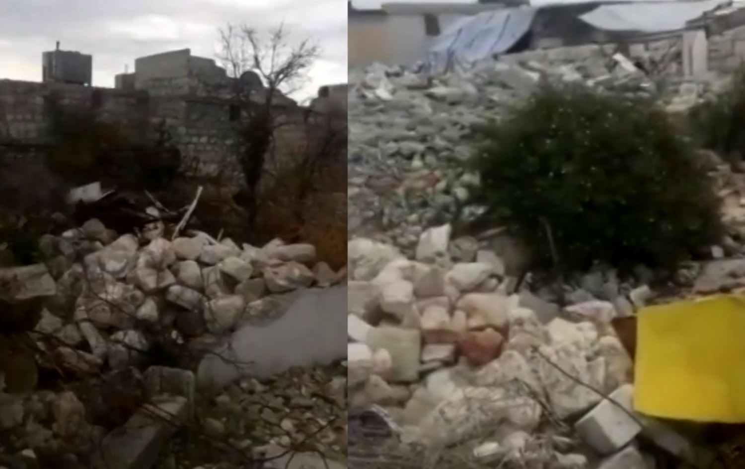 Çekdaran li gundekî Efrînê 20 malên Kurdan bi erdê re kirin yek