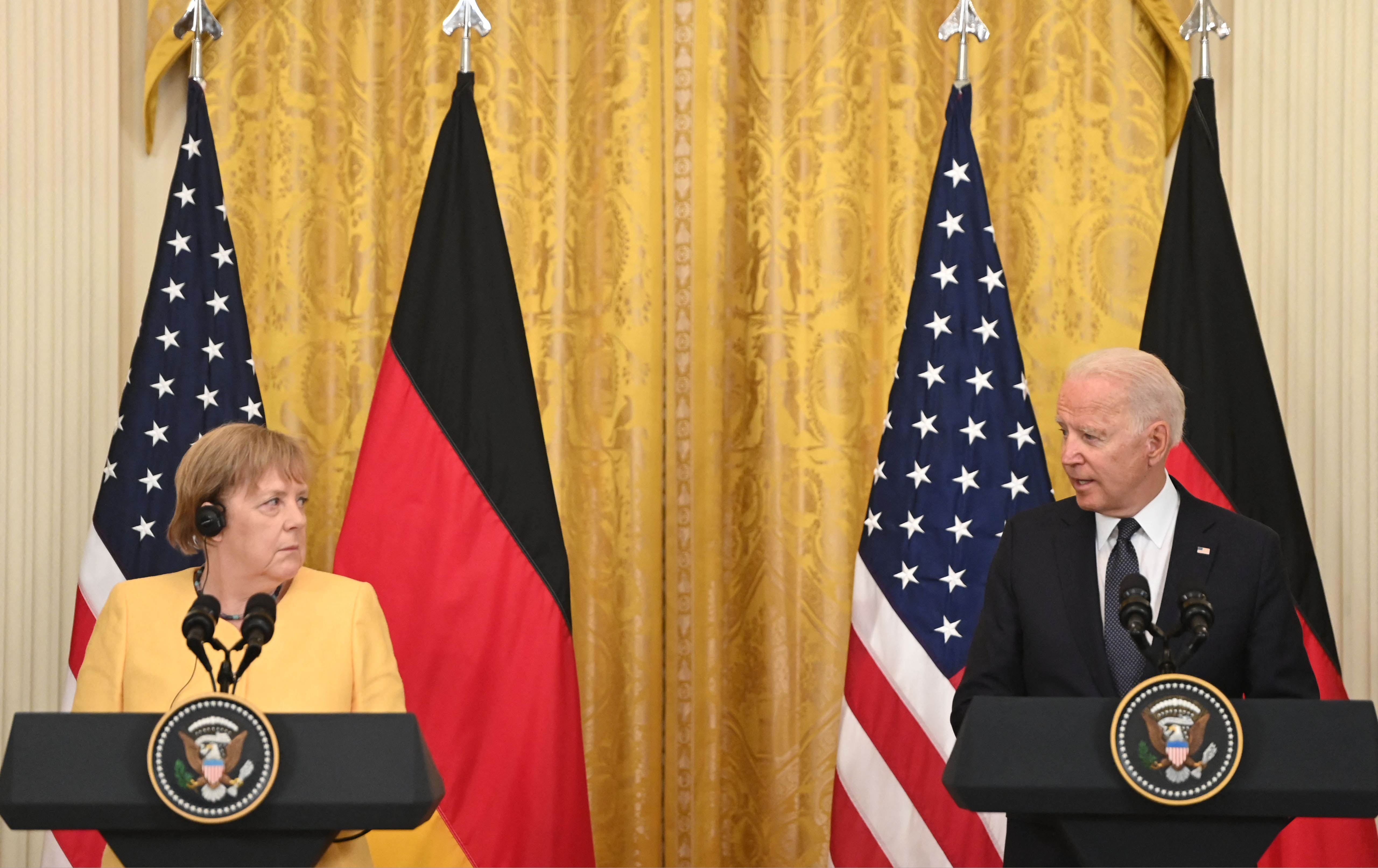 Merkel ile Biden arasında Kuzey Akım 2 konusunda anlaşmazlık sürüyor