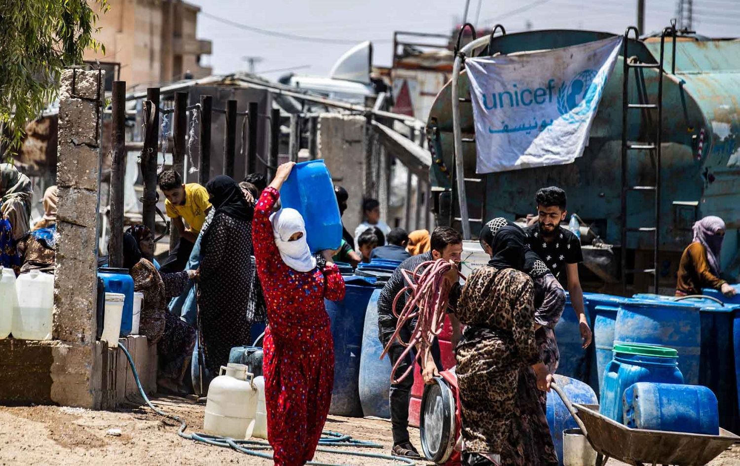 UNICEFê têkildarî qutkirina avê li ser Hesekê hişyarî da