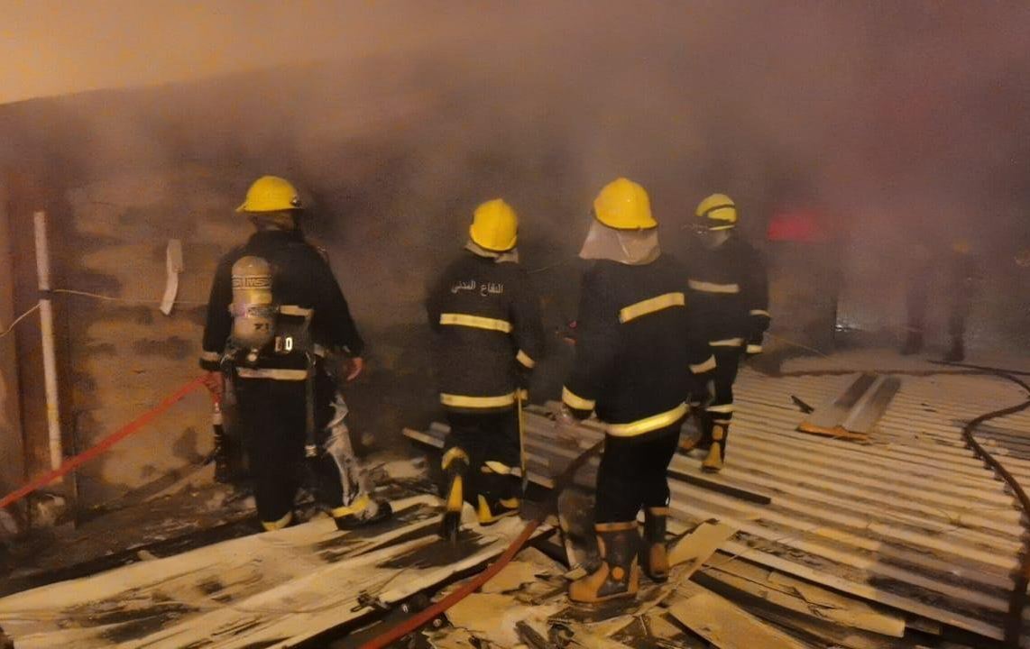 Li Nasiriyê agir bi binkeya esmanî ya Îmam Elî ket