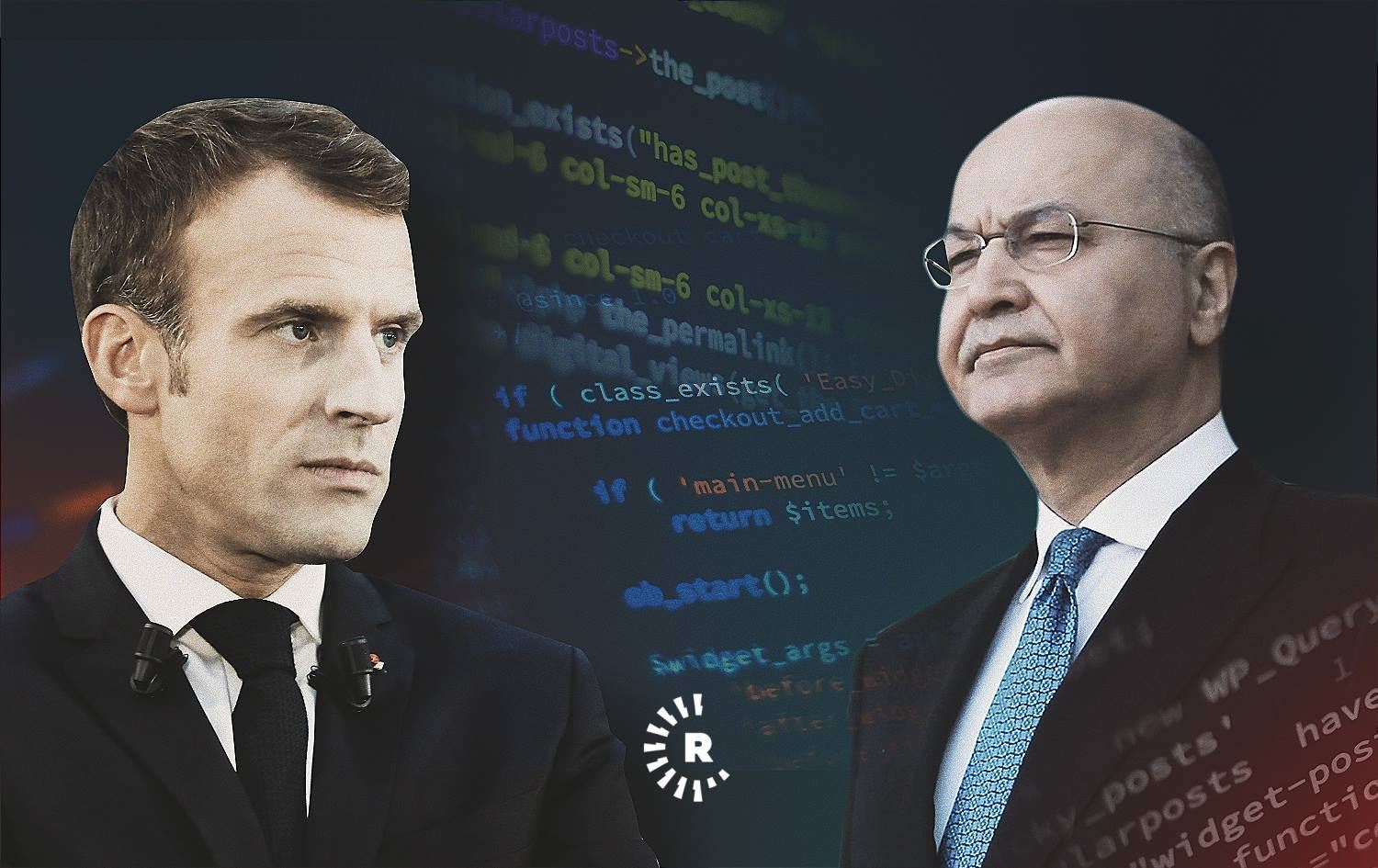 Telefonên Berhem Salih û Macron bi nepenî hatine guhdarkirin