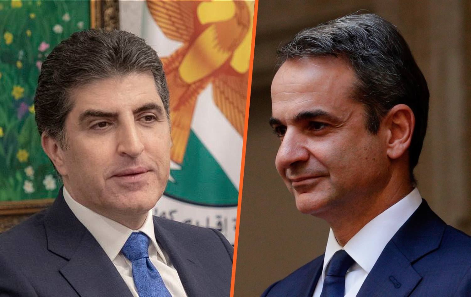 Nêçîrvan Barzanî û Kyriakos Mitsotakis peywendiyên dualî gotûbêj kirin