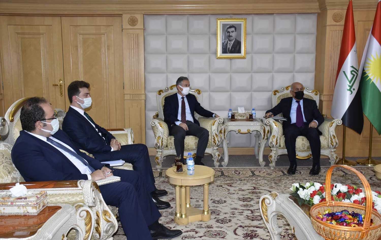 Erbil Başkonsolosu, Adalet Bakanlığı ile Türk firmalarının sorunlarını görüştü