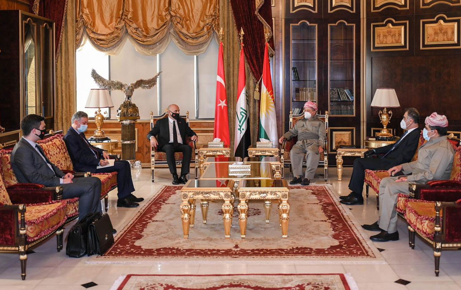 Başkan Barzani, Türkiye’nin Bağdat Büyükelçisi ile bir araya geldi