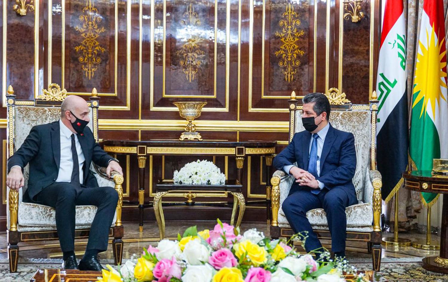 Başbakan Mesrur Barzani, Türkiye'nin Bağdat Büyükelçisi Güney ile görüştü