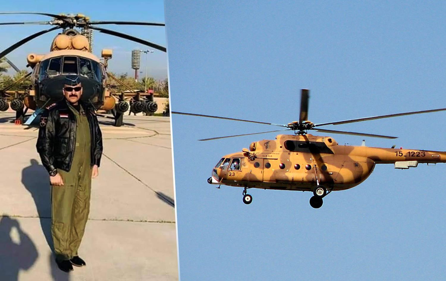 Irak’ta askeri helikopter düştü: 5 ölü