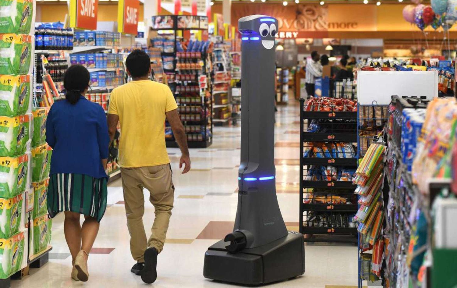 رۆبۆت بۆ خاوێنکردنەوەی سوپەر مارکێتێک لە ئەمریکا بەکاردەهێندرێت