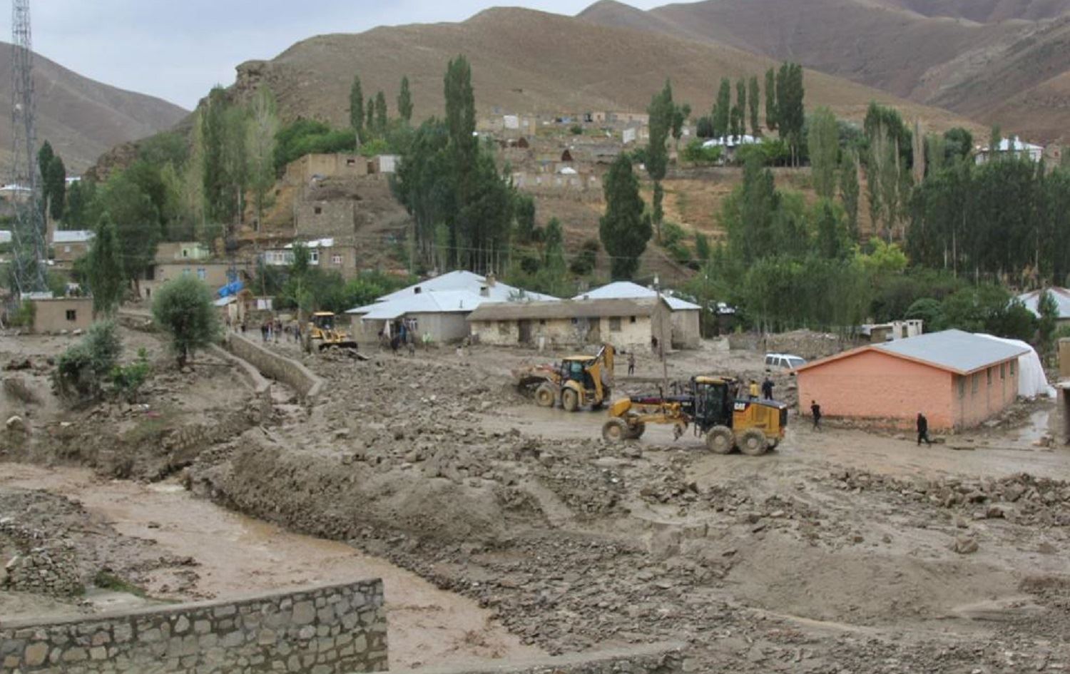 Li Elbaka Wanê ji ber lehiyê 6 xanî herifîn