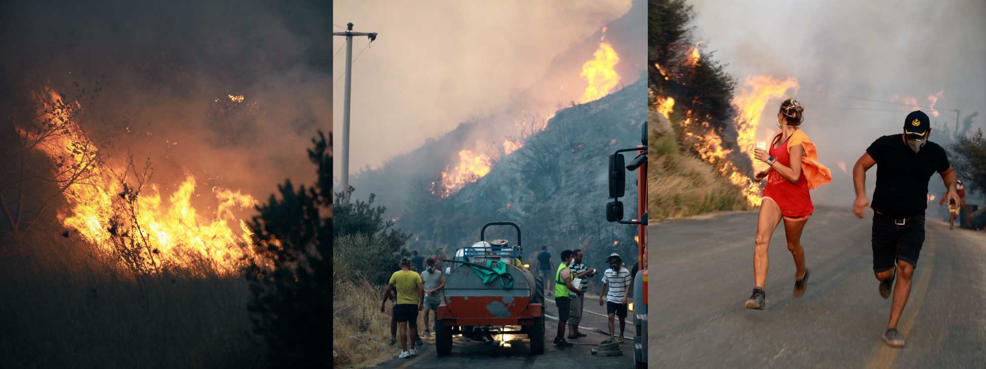 FOTO - Milas ve Bodrum'daki yangınlarına müdahale sürüyor
