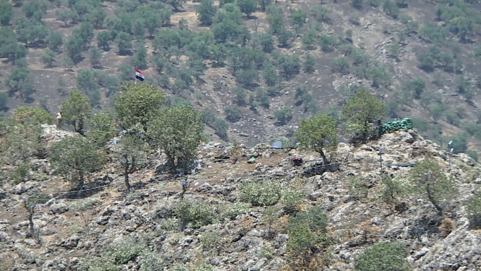 پاسەوانی سنوور خاڵێکی سەربازی لە بەرواری باڵا دادەنێت