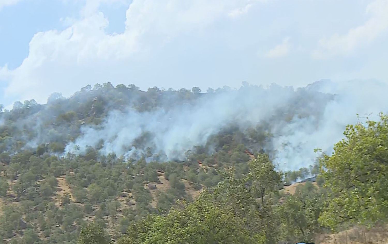 Metina Dağı’nda orman yangını devam ediyor