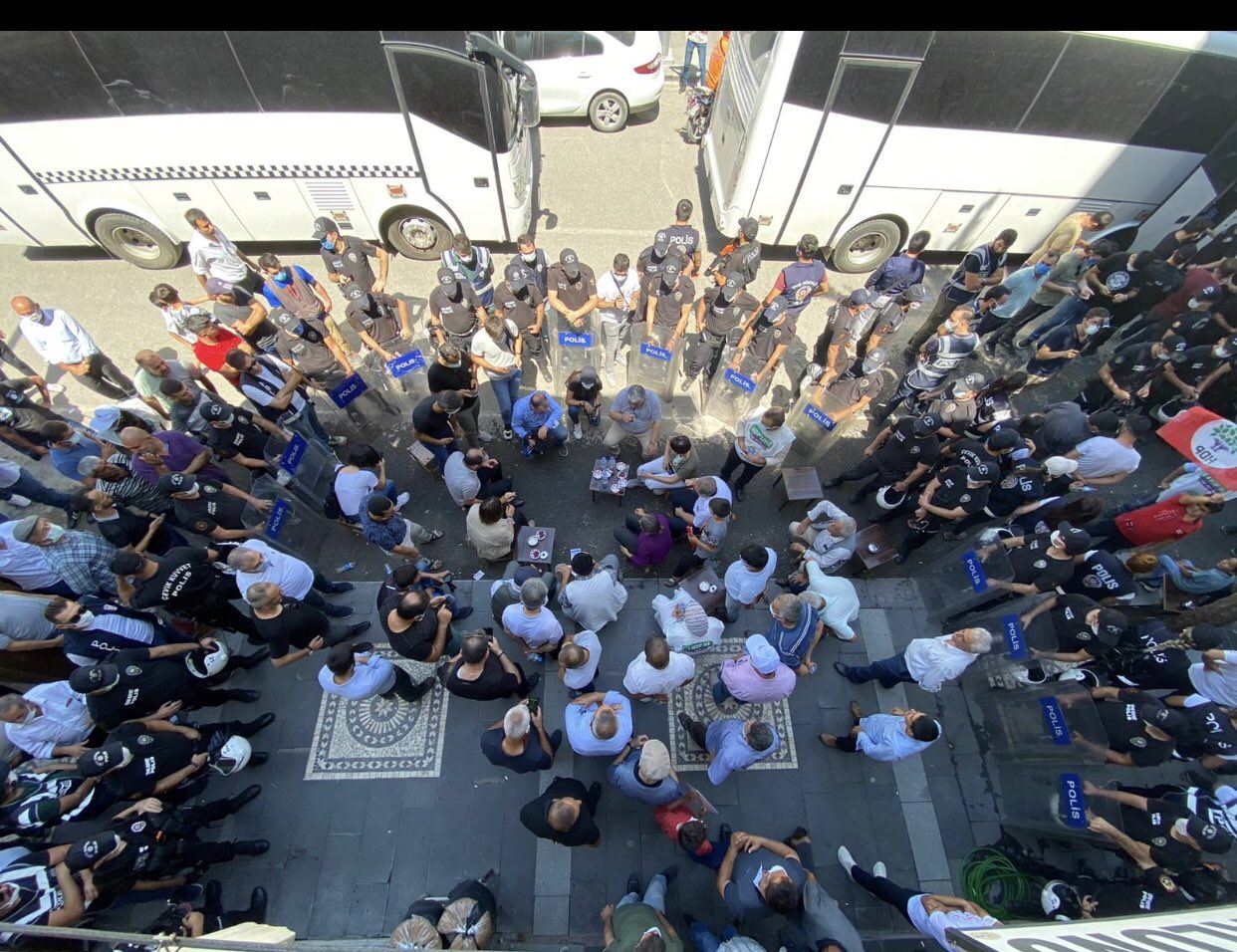 Li Farqînê meşa HDPê hat astengkirin