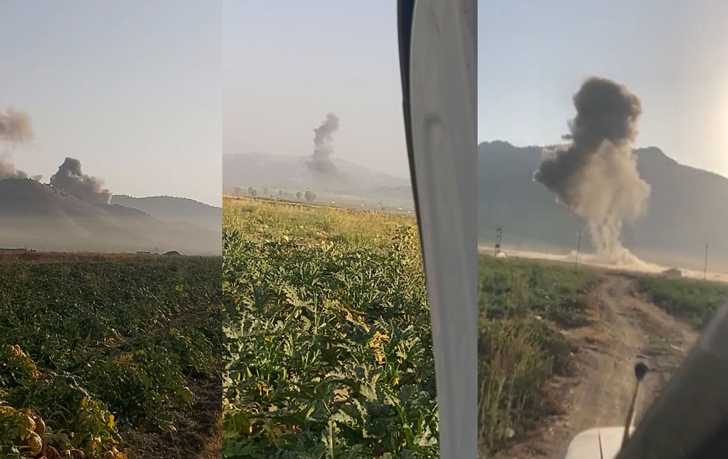 Süleymaniye'nin Pencwin ilçesine bağlı köylere hava saldırısı düzenlendi