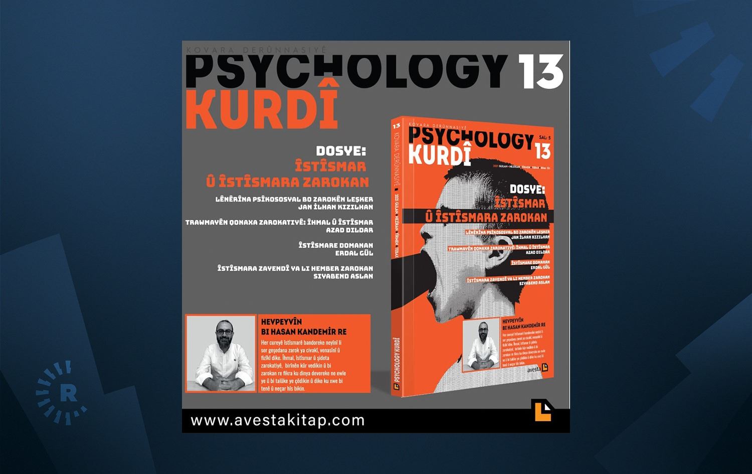 Hejmara 13an ya Kovara Derûnnasiyê Psychology Kurdî derket